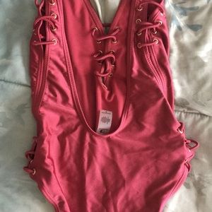 One piece bathing suit